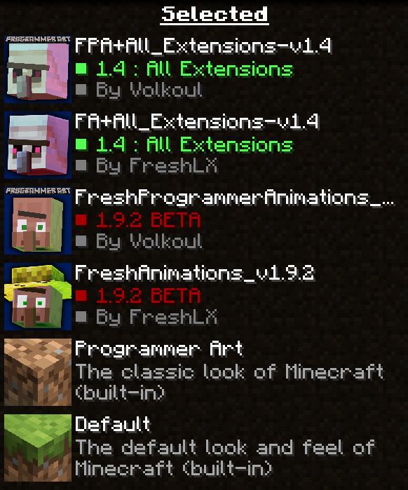 Proper Resource Pack Order