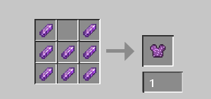 Amethyst Chestplate Recipe