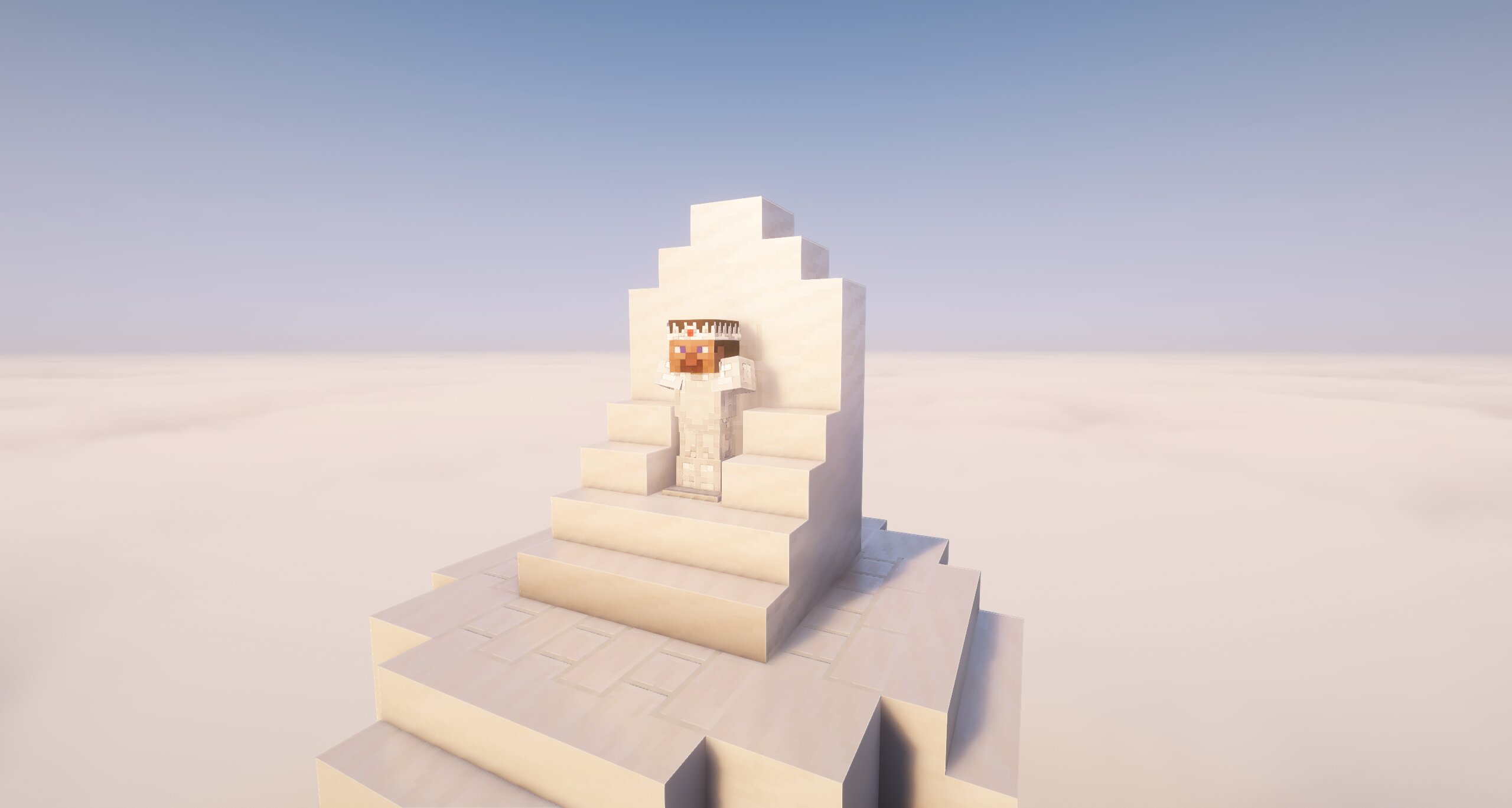 Iron Crown with Sentry Armor Trim + Redstone