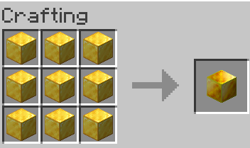Compressed Gold Block