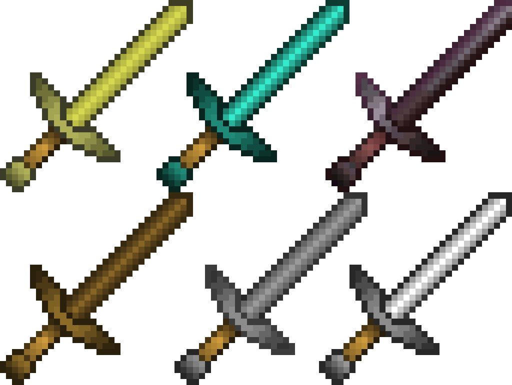 Texture of all the swords