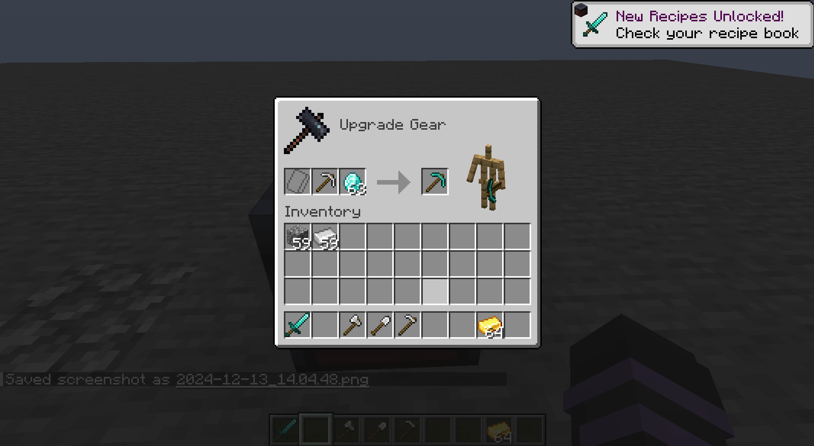 Diamond pickaxe