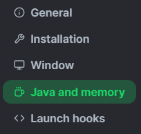 Go to "Java and memory".