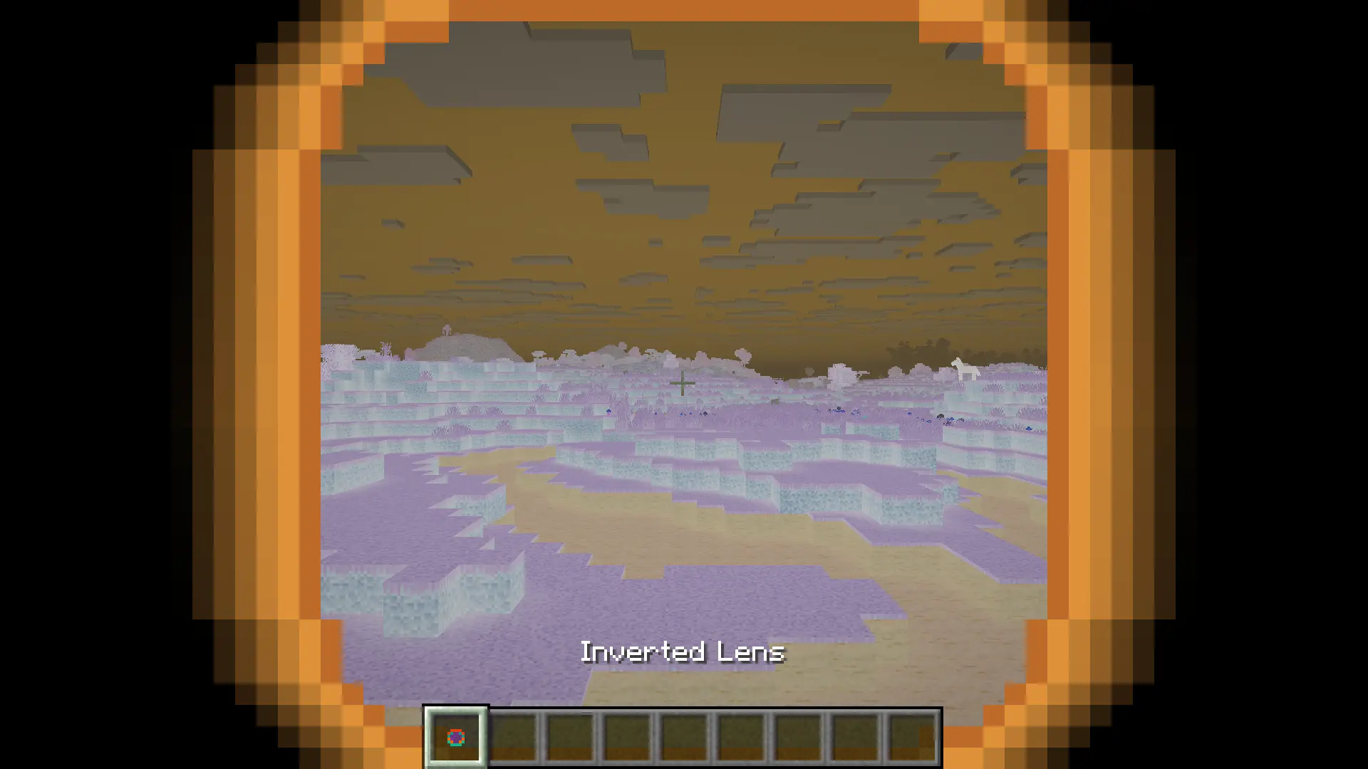 Warped Lens example - inverted lens