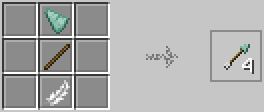 Prismarine Arrow Recipe
