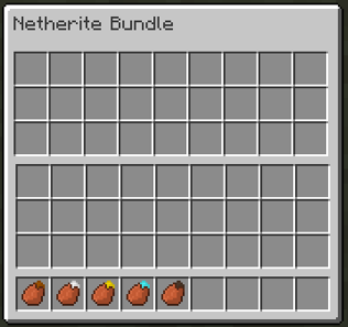 Netherite Bundle GUI