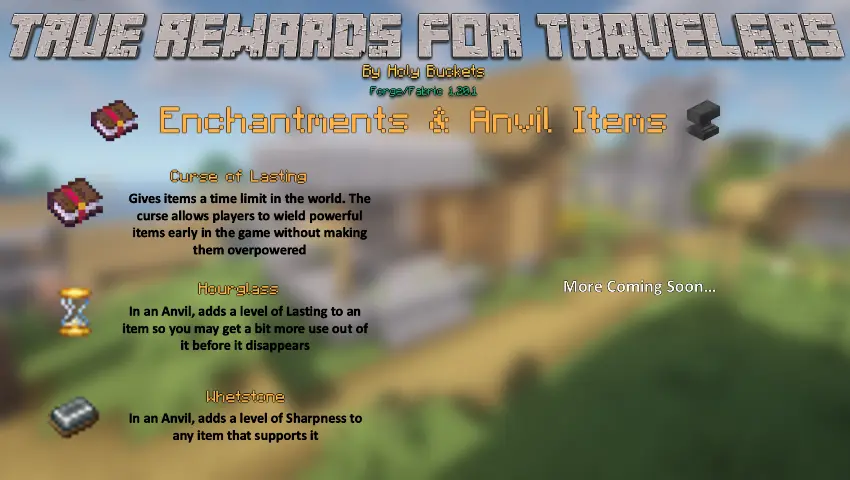 Anvil and Enchantments