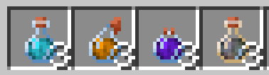 3 potions in a stack