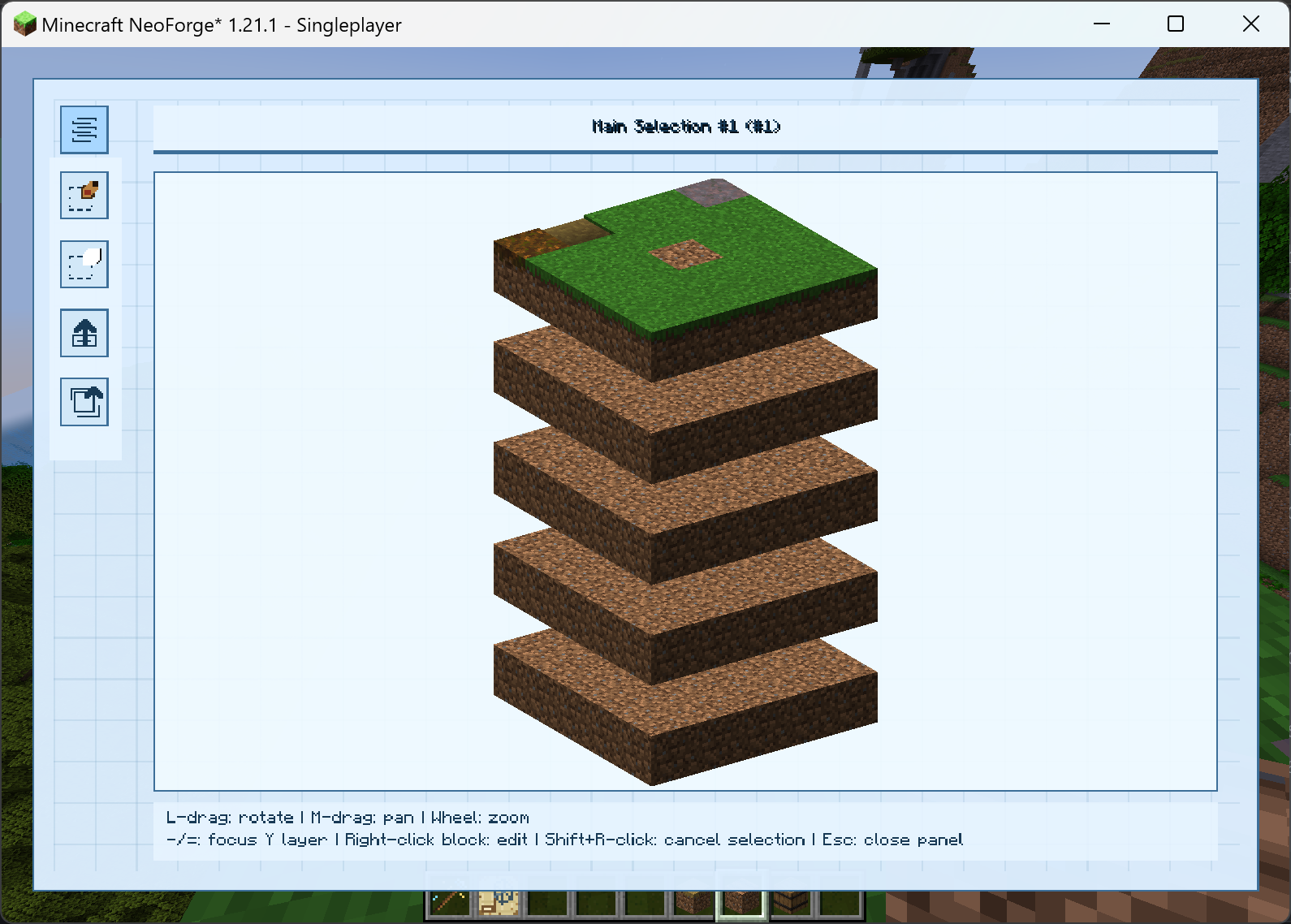 Layered mode of the structure diagram