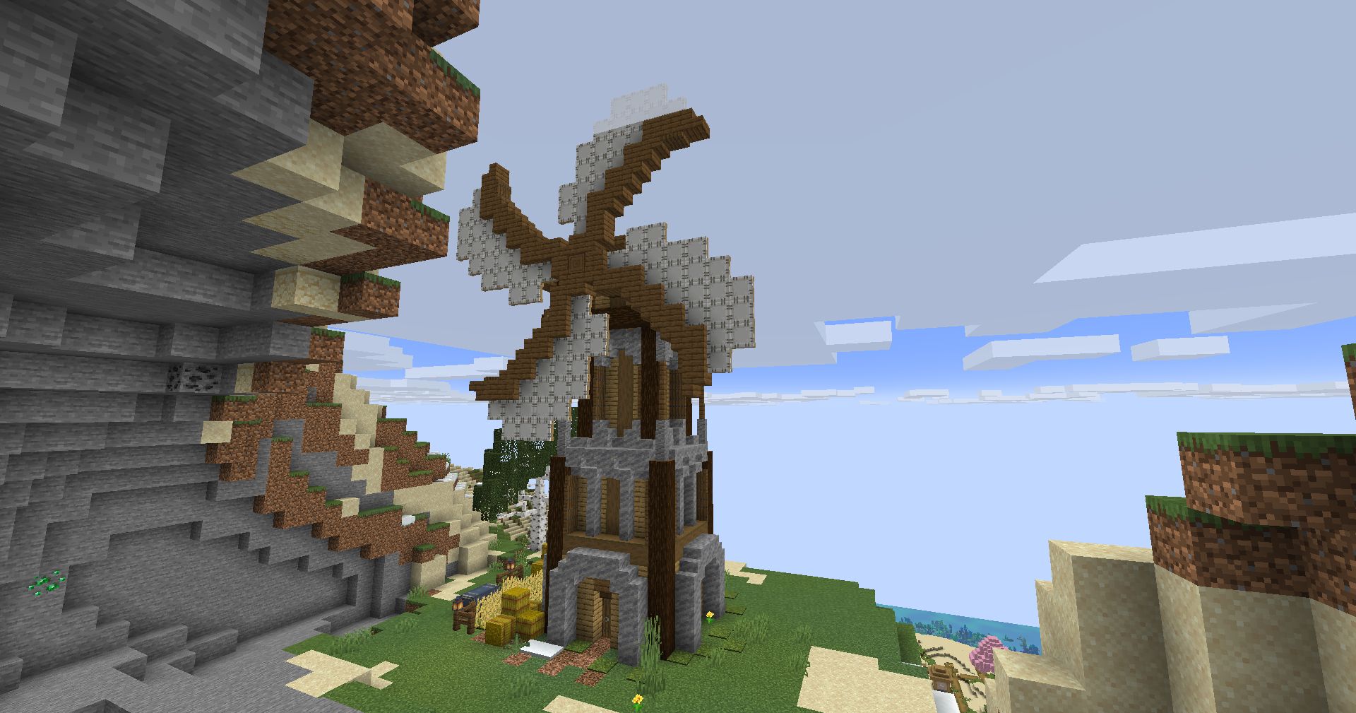 A Create windmill structure.