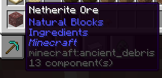 Netherite ore