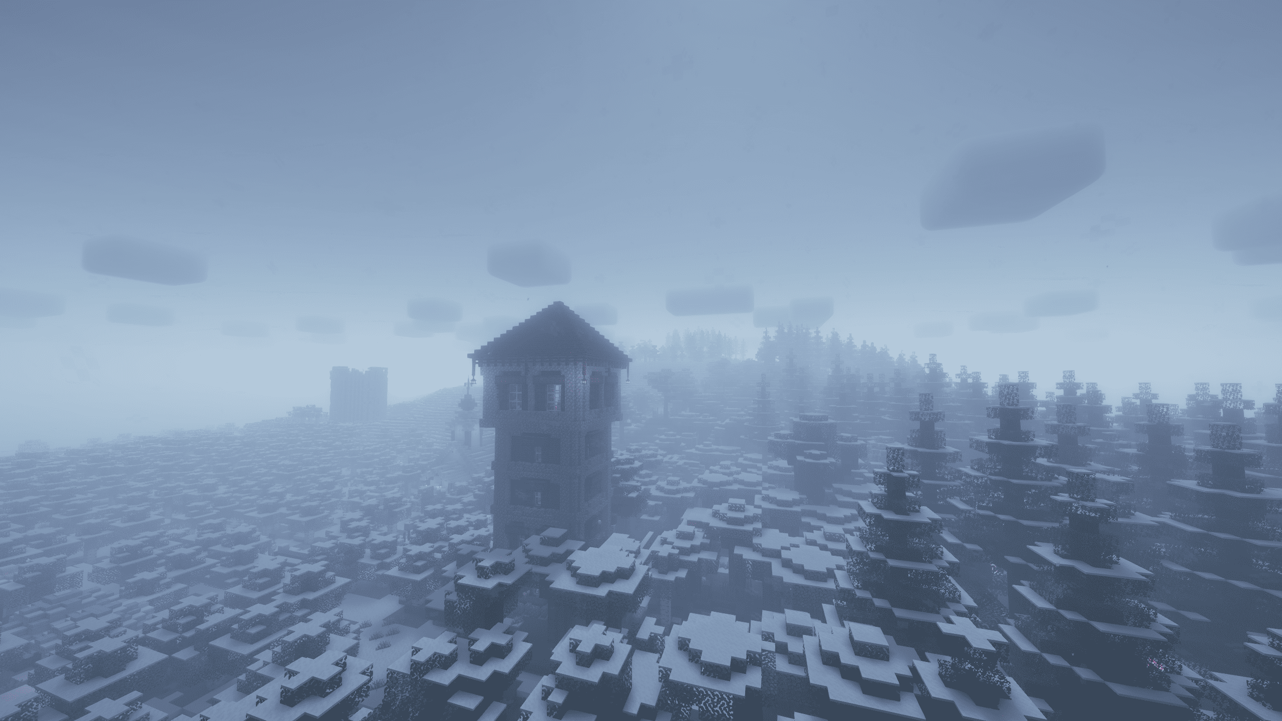 snowy village