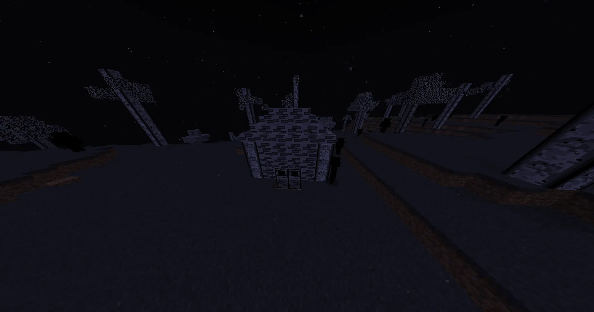 Here's an image of the rare structure in the biome