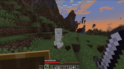 Golden shield in use