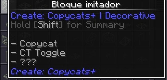 Create: Copycats+ spanish example