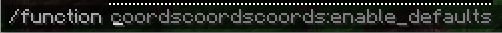 CoordsCoordsCoords fix