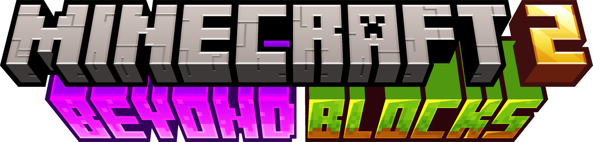 The Minecraft 2: Beyond Blocks logo.