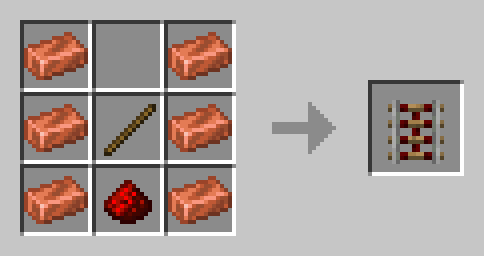 Normal Rail Crafting Recipe!