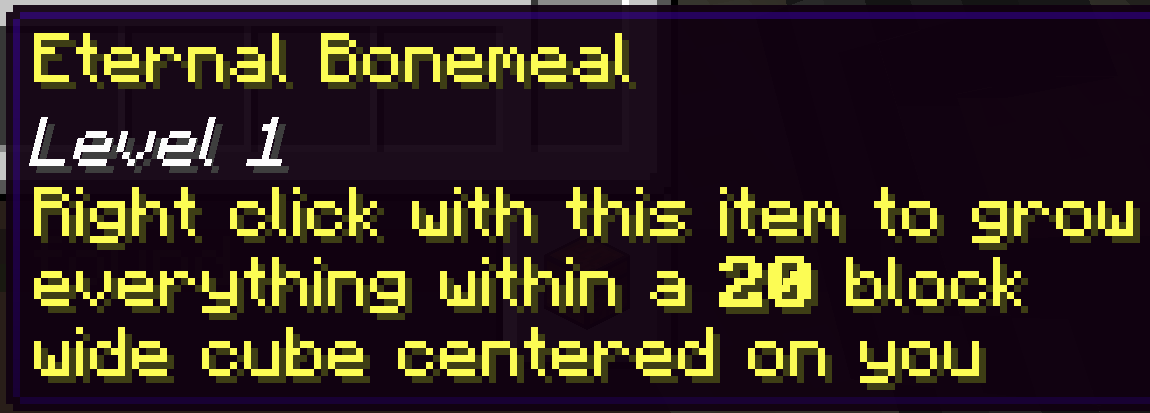 Tooltip of the trinket