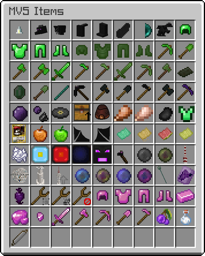 MVS Items (1.17)