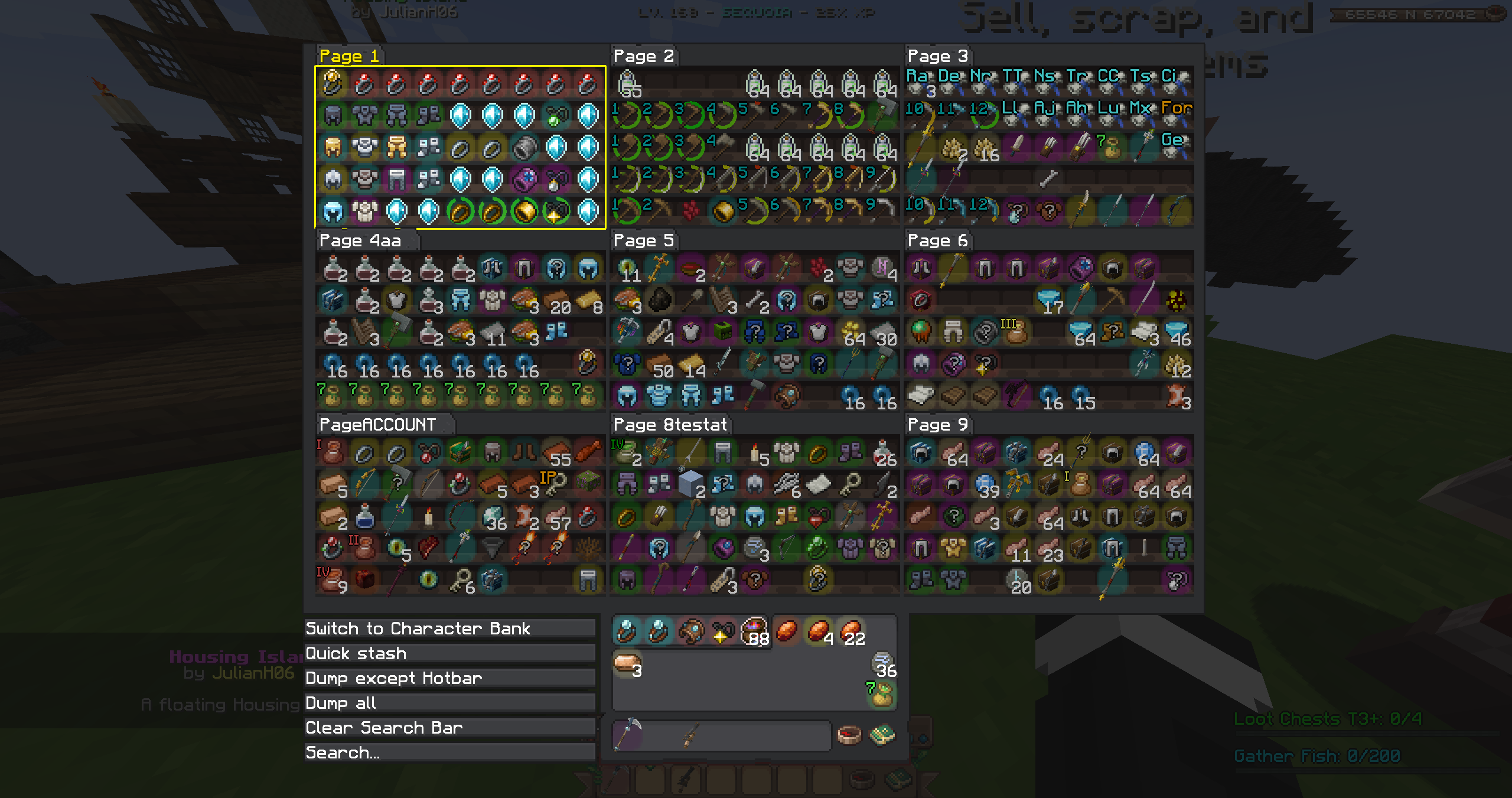 Bank overlay dark mode