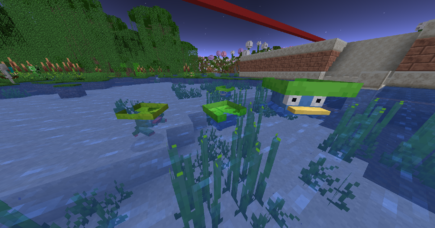 Various differently sized Lotad next to eachother