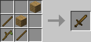 Wooden sword recipe