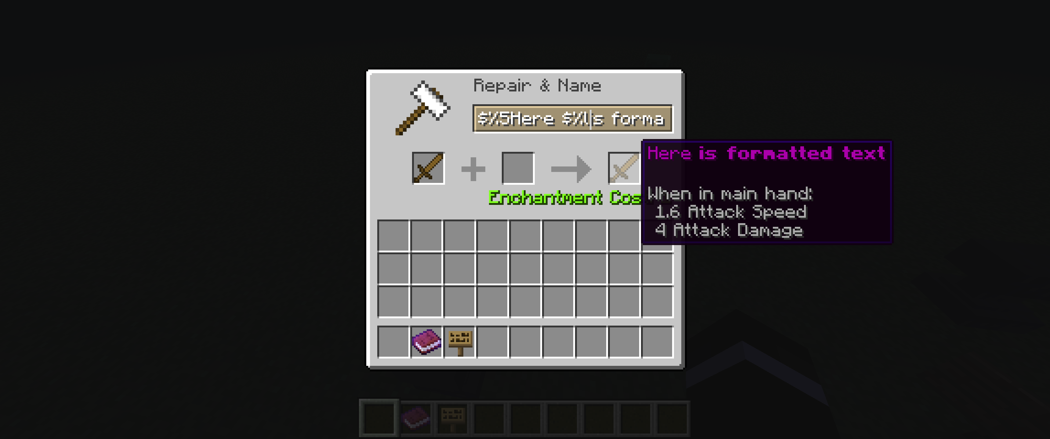 Item rename