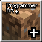 A button with Programmer Art+'s pack.png on it, and text that says Programmer Art+