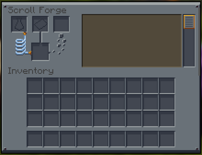 New Scroll Forge UI