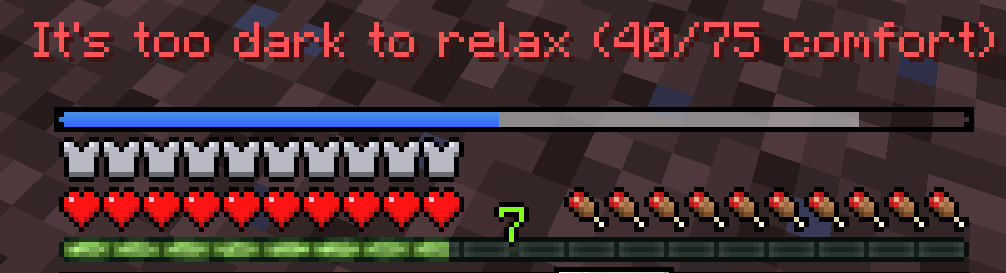 You'll receive tips on how to raise your comfort if you don't have enough