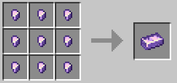 9 nuggets in crafting table