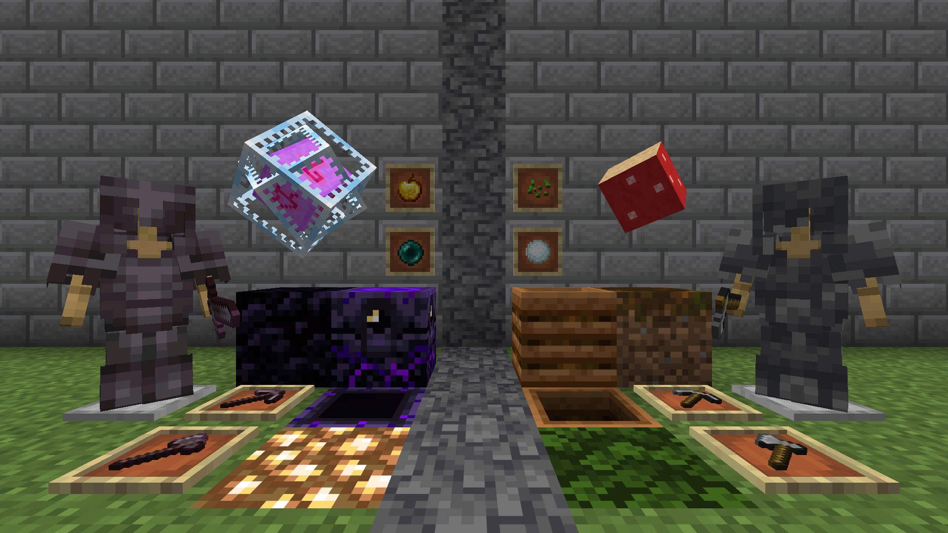 Netherite Armor and Tools Showcase