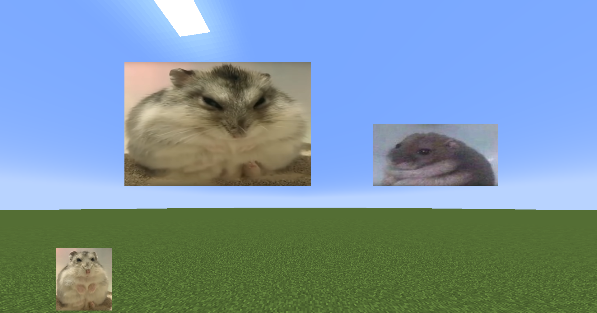 Rendered images