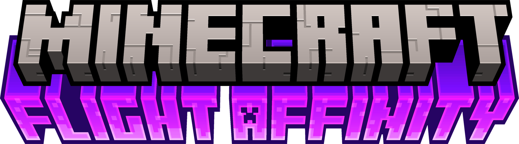 Flight Affinity minecraft update style title