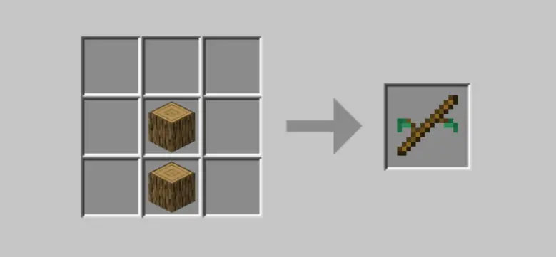 Crafting Recipe Of Rudimentary Sticks