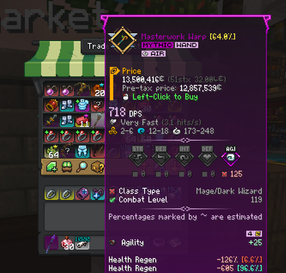 Calculated pre-tax price showing under actual price of the item