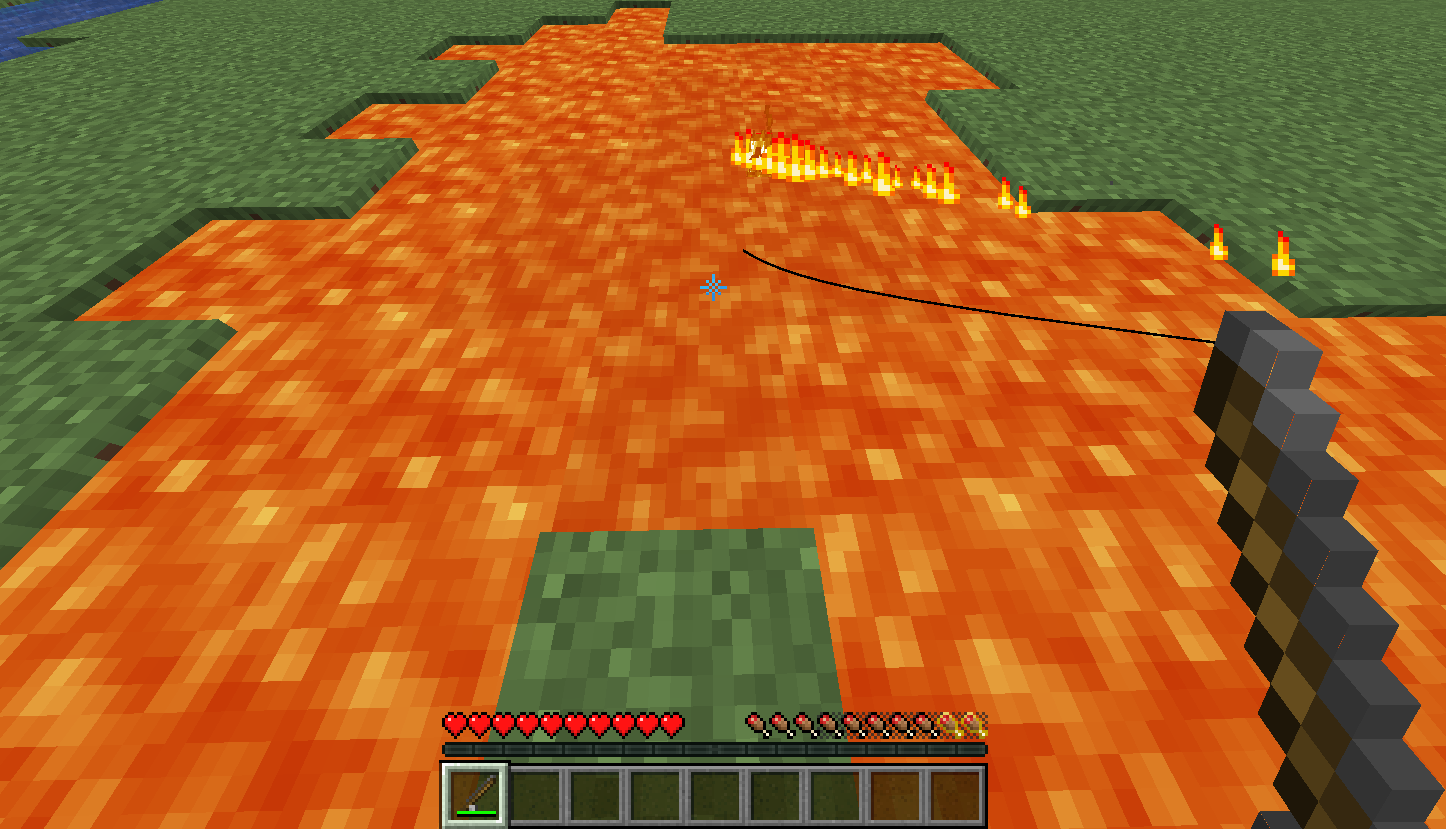 Fishing in Lava