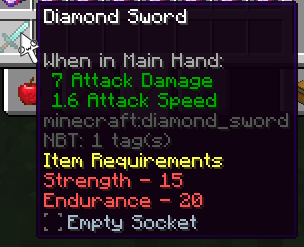 Item Requirments