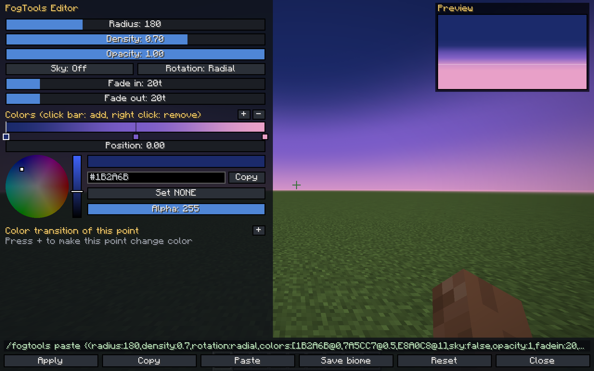 Fogtools GUI