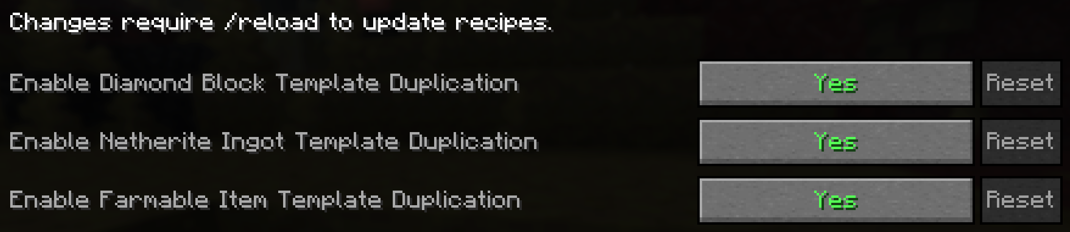 Toggle options in ModMenu