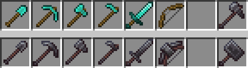 Item skins for most tools