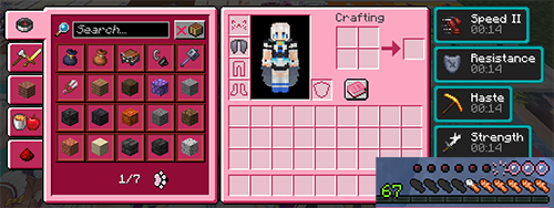 Inventory and air icons
