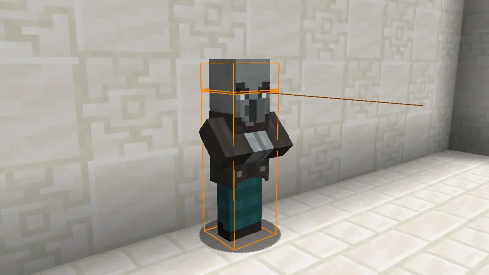 Changes the hitbox color to orange