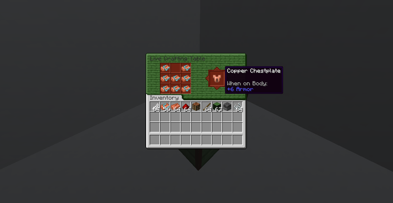 copper chestplate