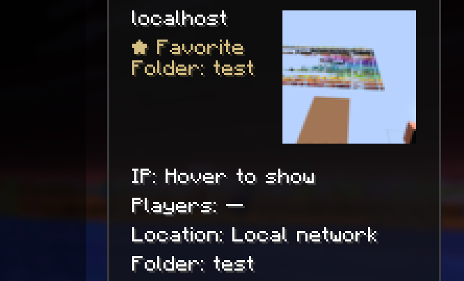 Info window