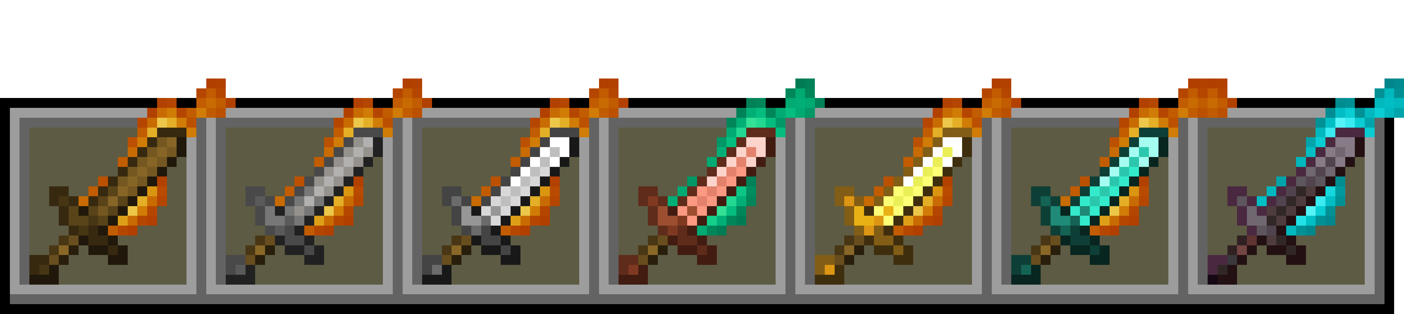 Swords in Hotbar