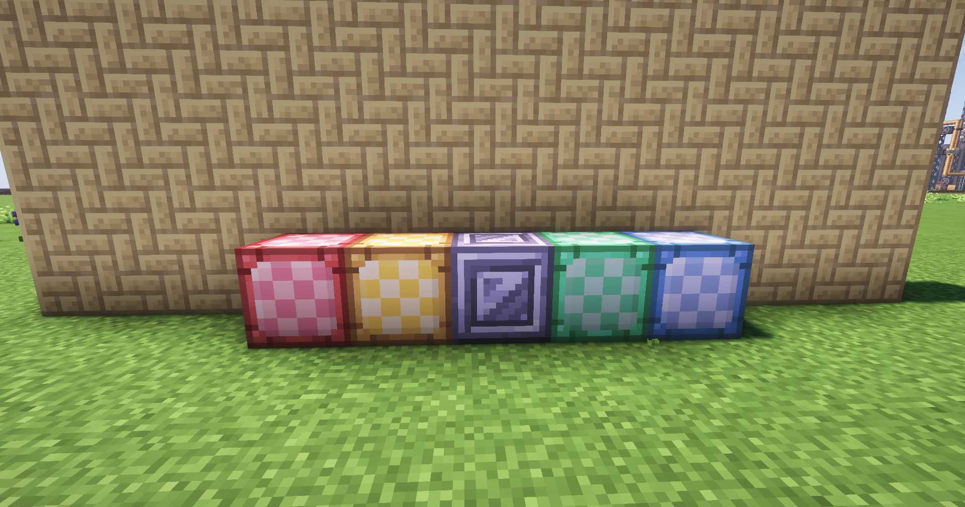 wool casing and silver ore block