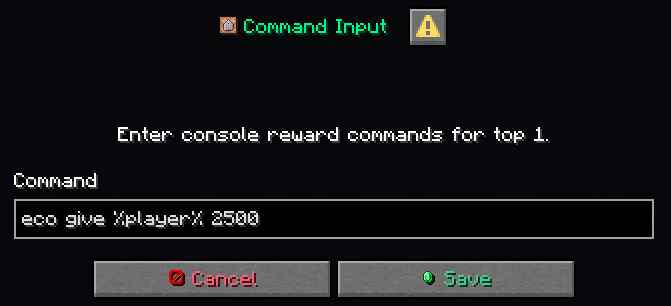 Easily edit rewards with dialog menus