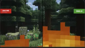 normal fire vs ESSPVP low fire.